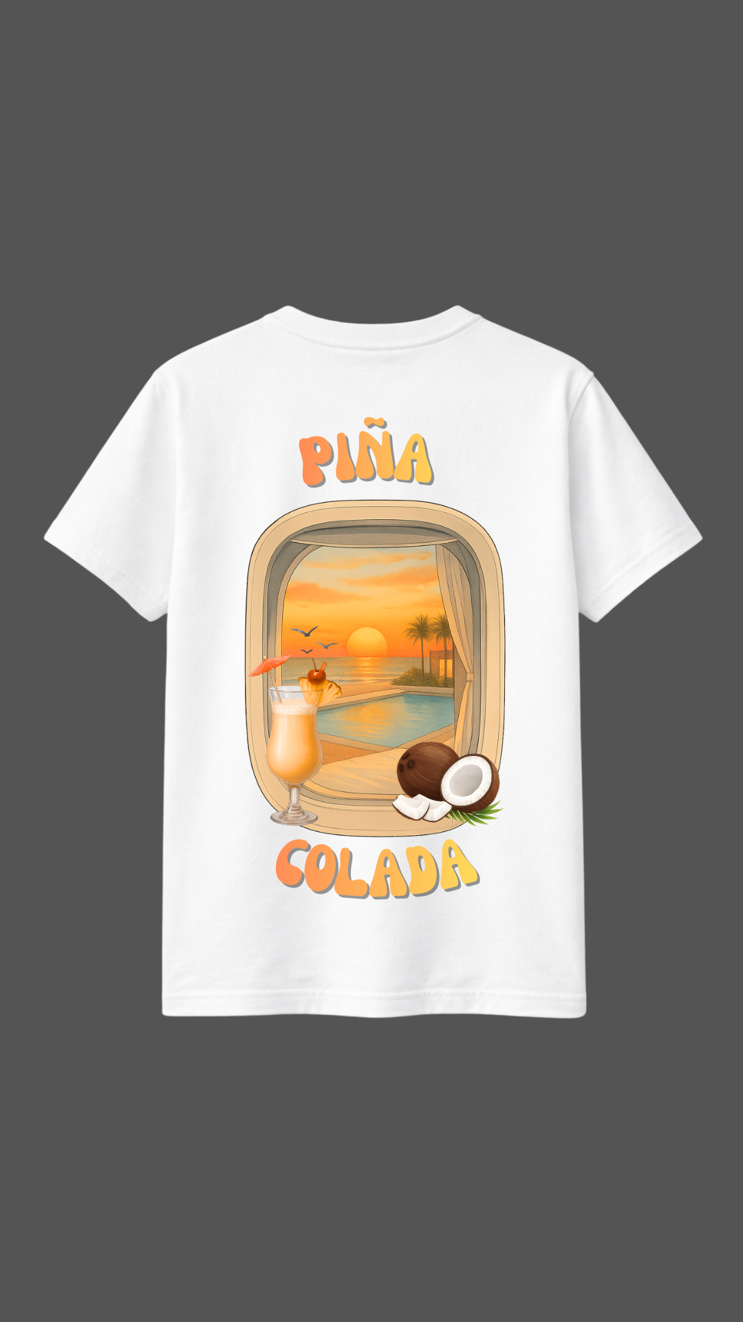 NØCTIS Piña Colada – Sunset Escape Tee